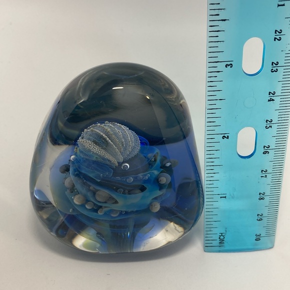 Seegers Fein Glass paperweight signed and dated 1995 - Picture 6 of 6